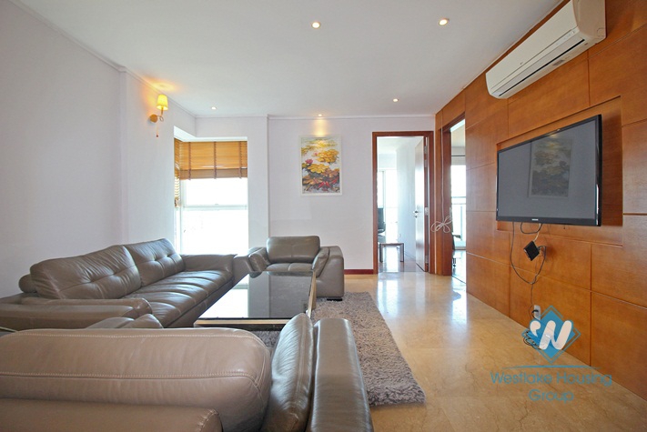 Nice three bedrooms apartment for rent in L tower, Ciputra urban, Tay Ho, Ha Noi